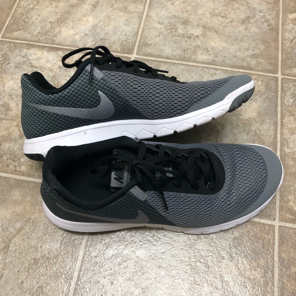 Men Nike Flex Experience - Grey Black Shoes sz 9.5